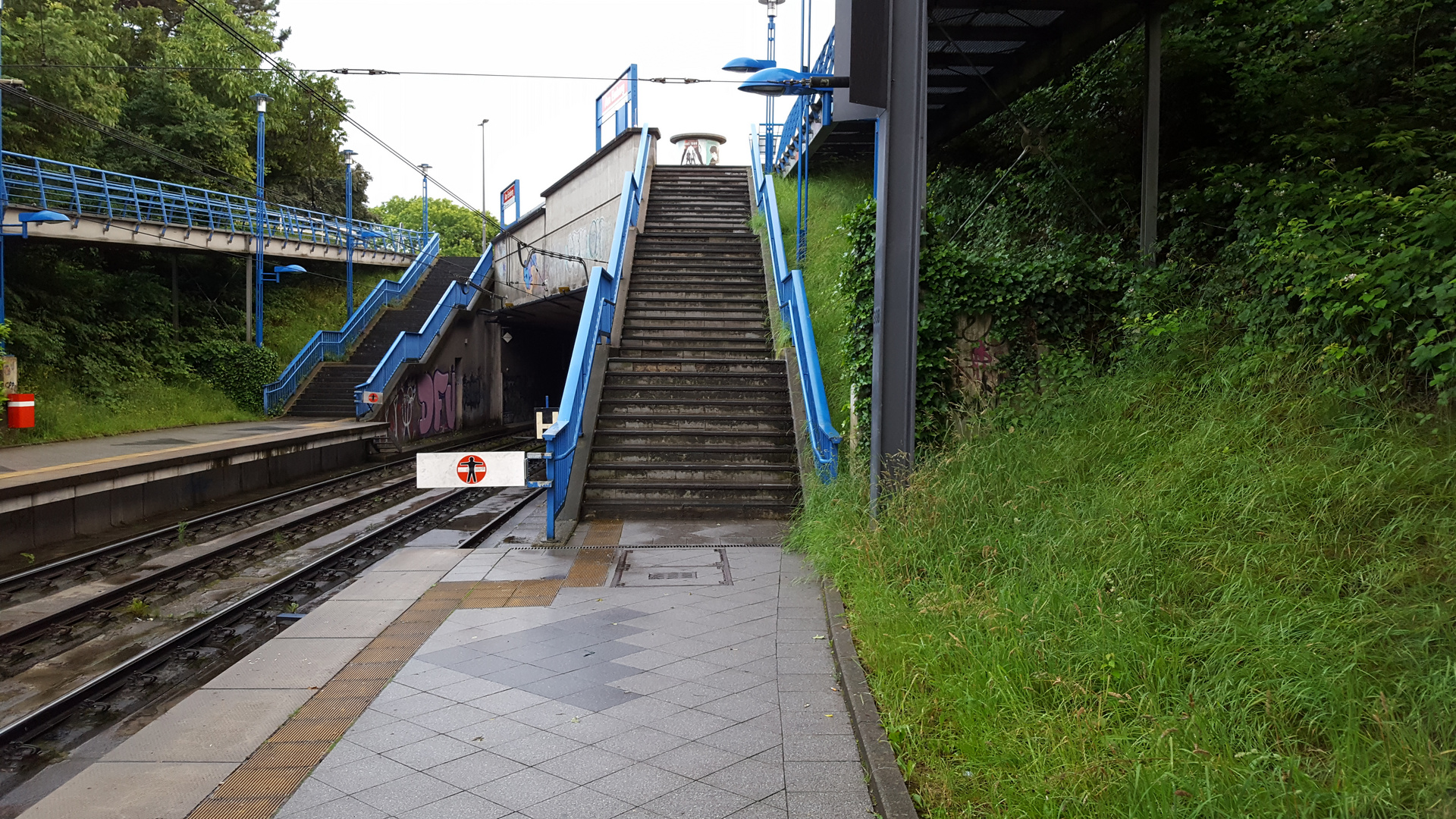 Die Ruhe vor der Bahn