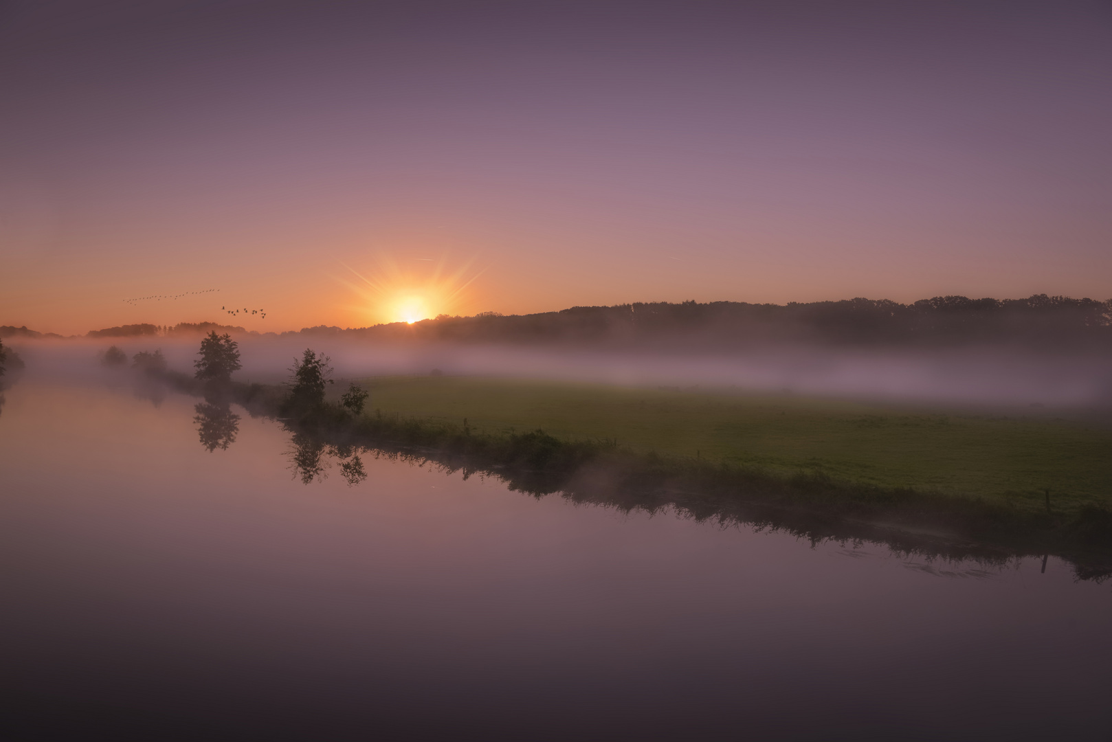 Die Ruhr am Morgen