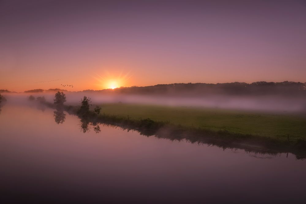 Die Ruhr am Morgen