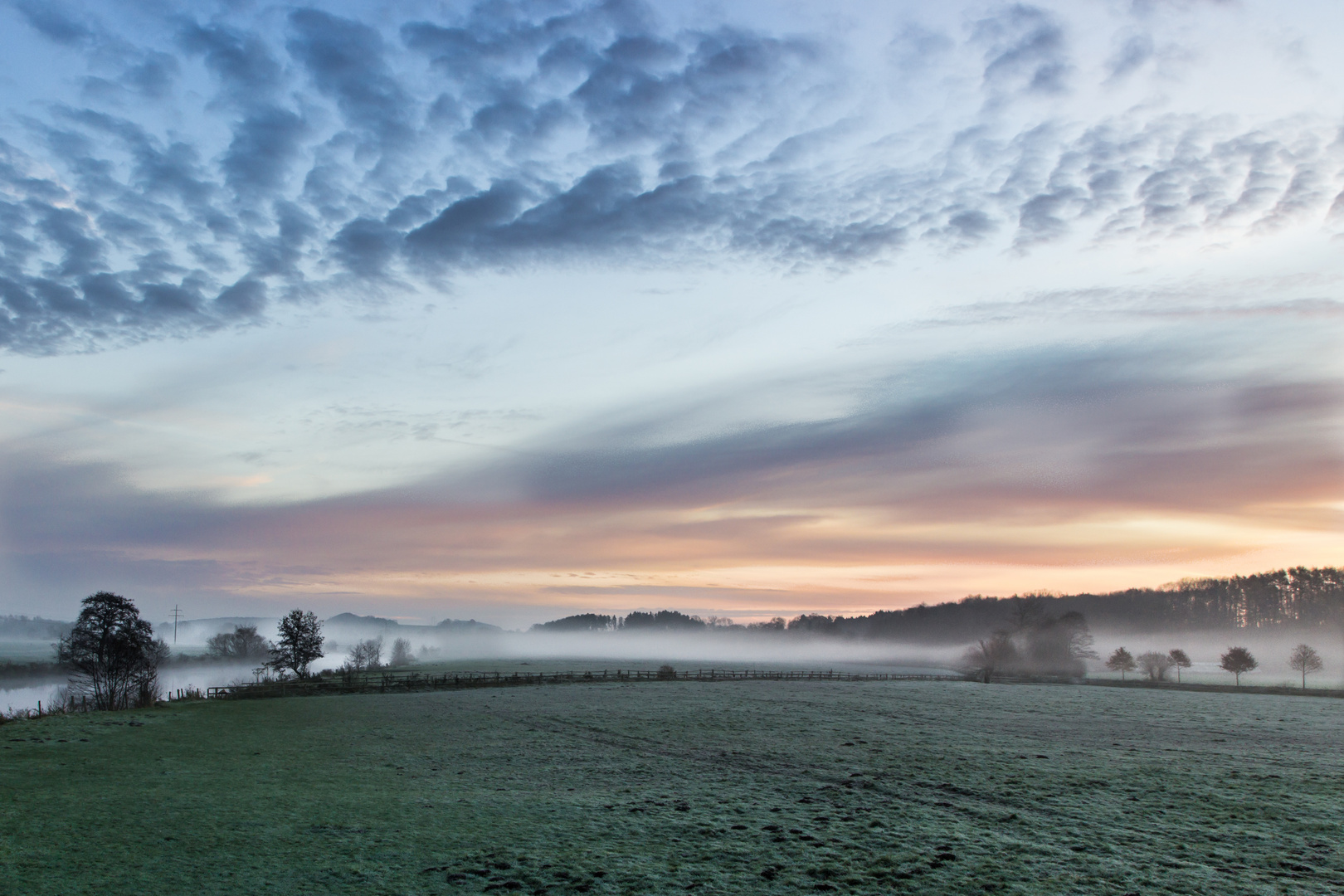 Die Ruhr am Morgen bei 2 Grad...