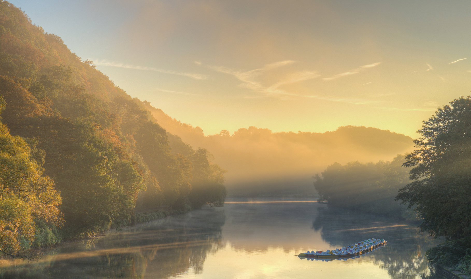 Die Ruhr im Herbst