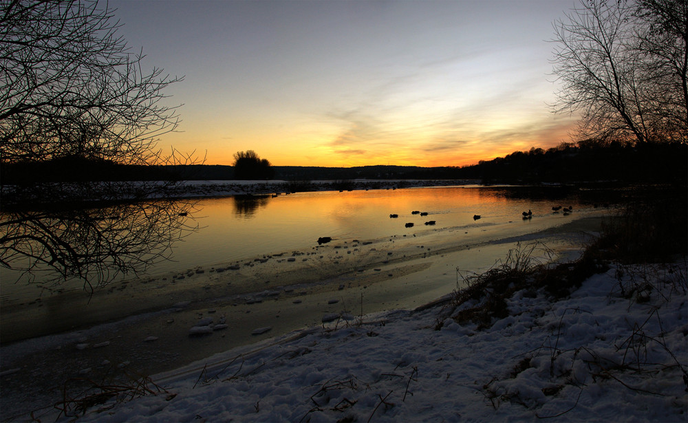 die ruhr im winter