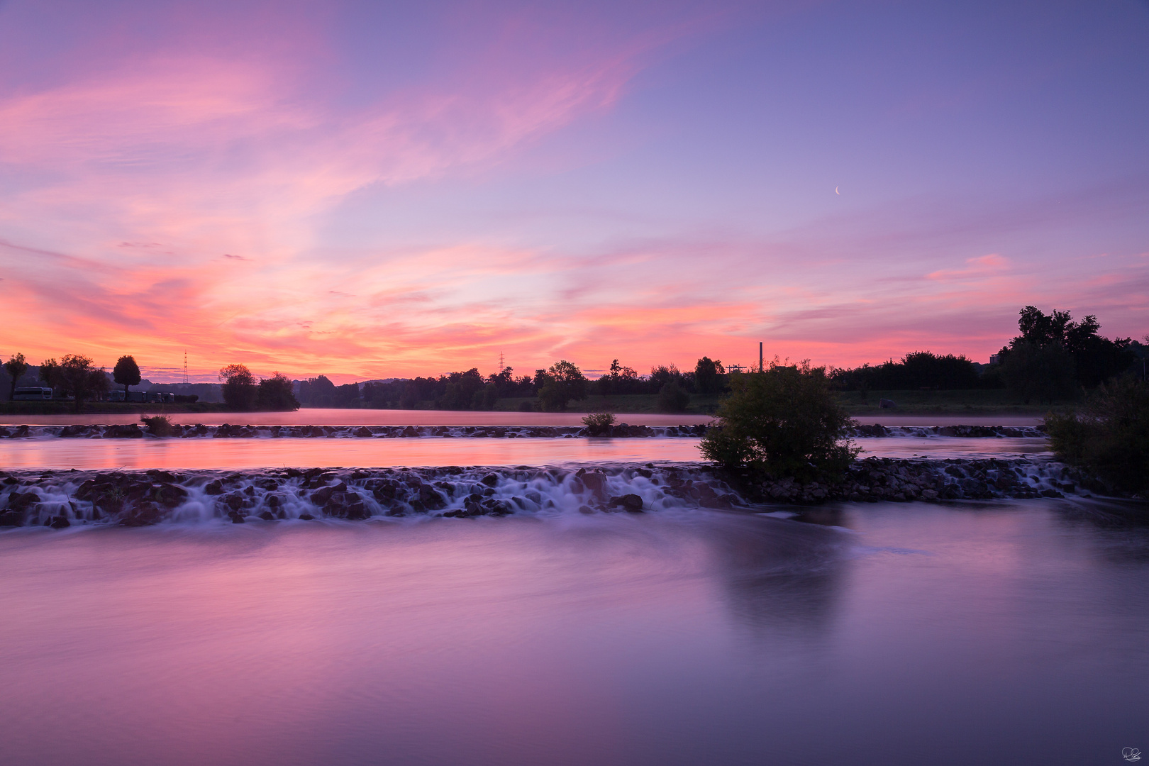 Die Ruhr kurz vor Sonnenaufgang