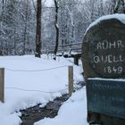 Die Ruhrquelle in Winterberg im Winter