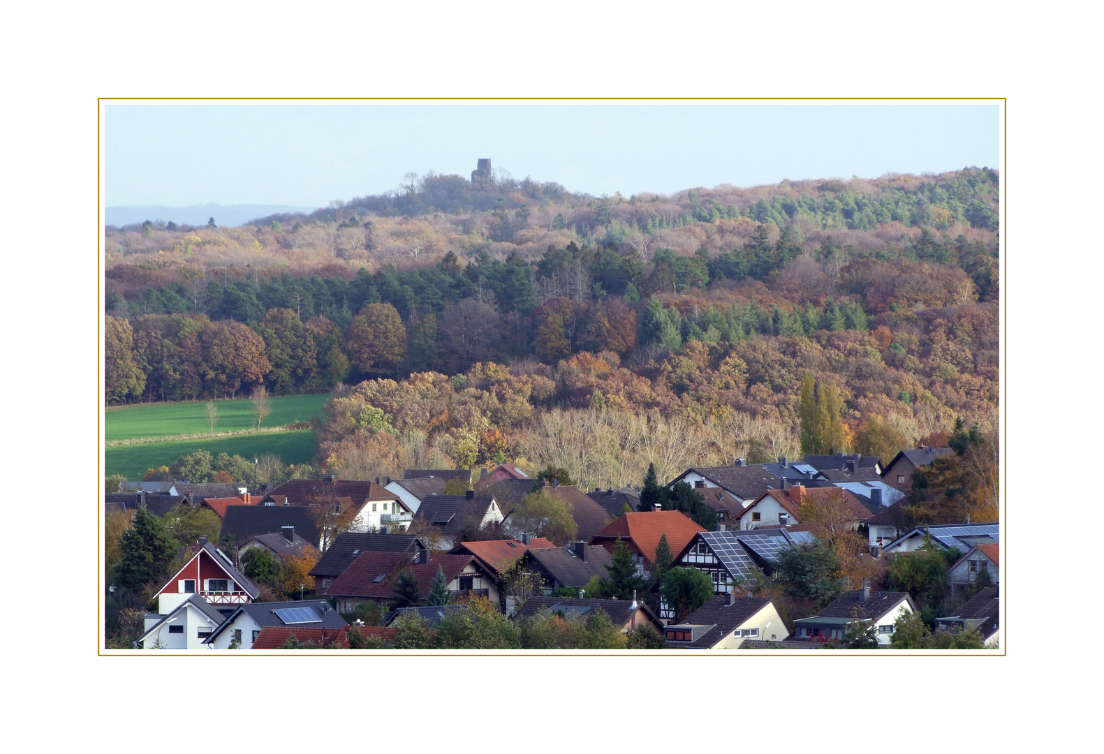 Die Ruine der Tomburg...