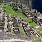 Die Ruinen am Machu Picchu...