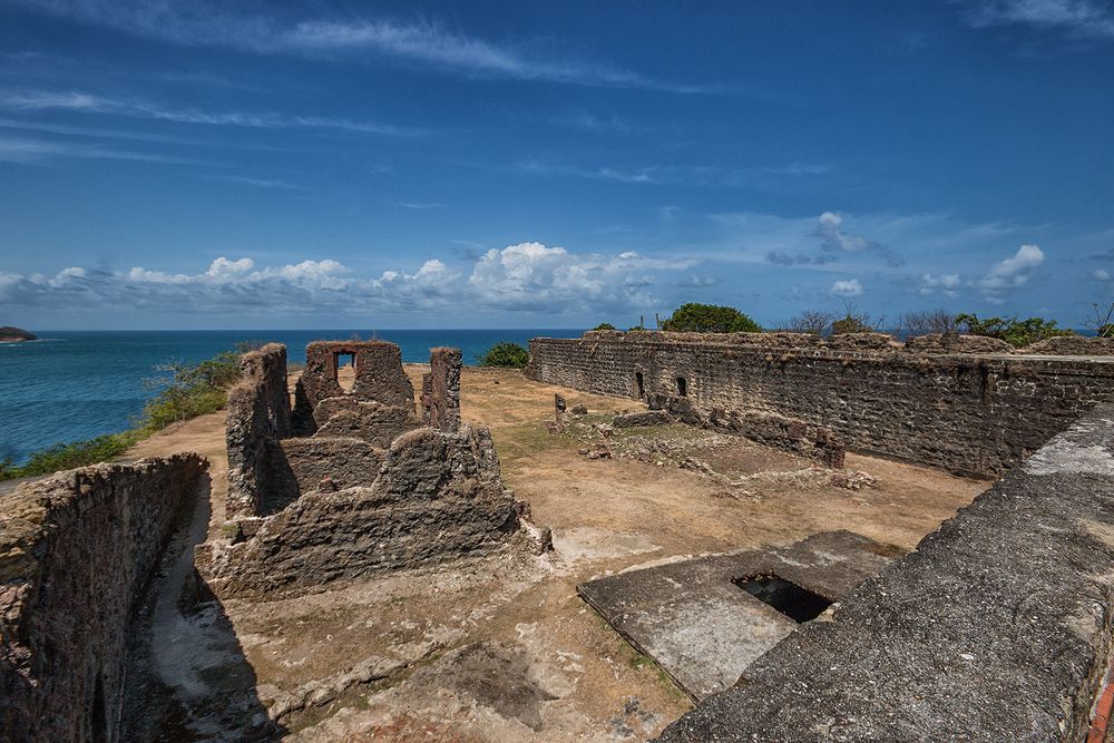 Die Ruinen vom Fort San Lorenzo...