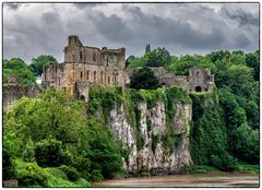 Die Ruinen von Chepstow Castle