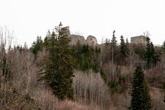 Die Ruinen von Eisenberg und Hohenfreyberg
