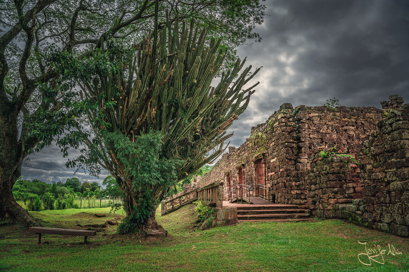 Die Ruinen von San Ignacio Mini, Misiones / Argentinien