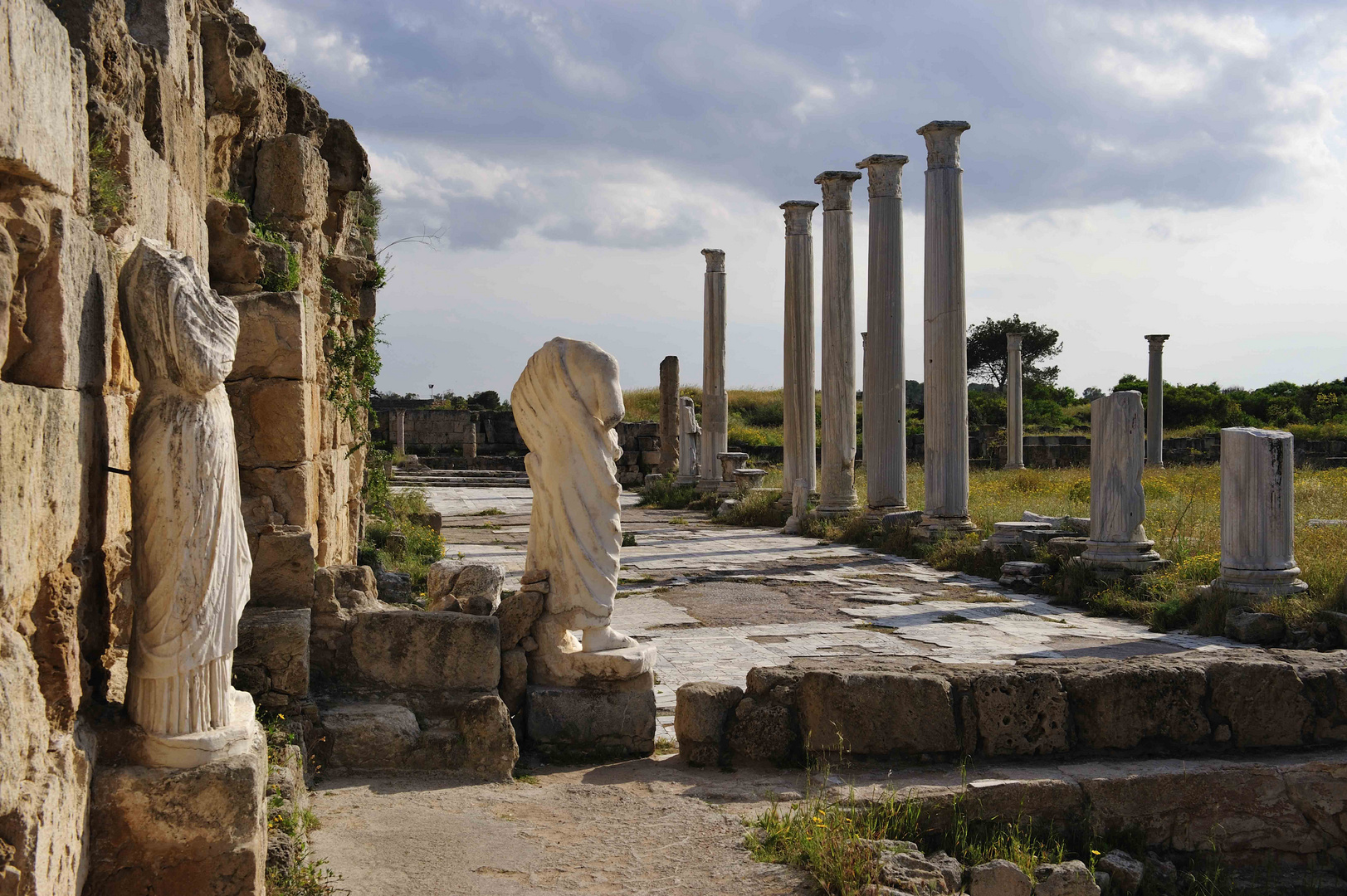 Die Ruinenstadt Salamis ist ein archäologisches Highlight in Nordzypern