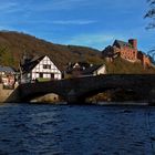 Die Rur bei Burg Hengebach in Heimbach