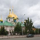 Die russisch-orthodoxe Kathedrale in Nowosibirsk