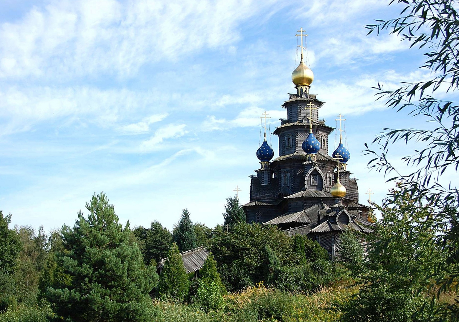 Die Russisch Orthodoxe Kirche auf dem Gelände des Mühlenmuseums Gifhorn 
