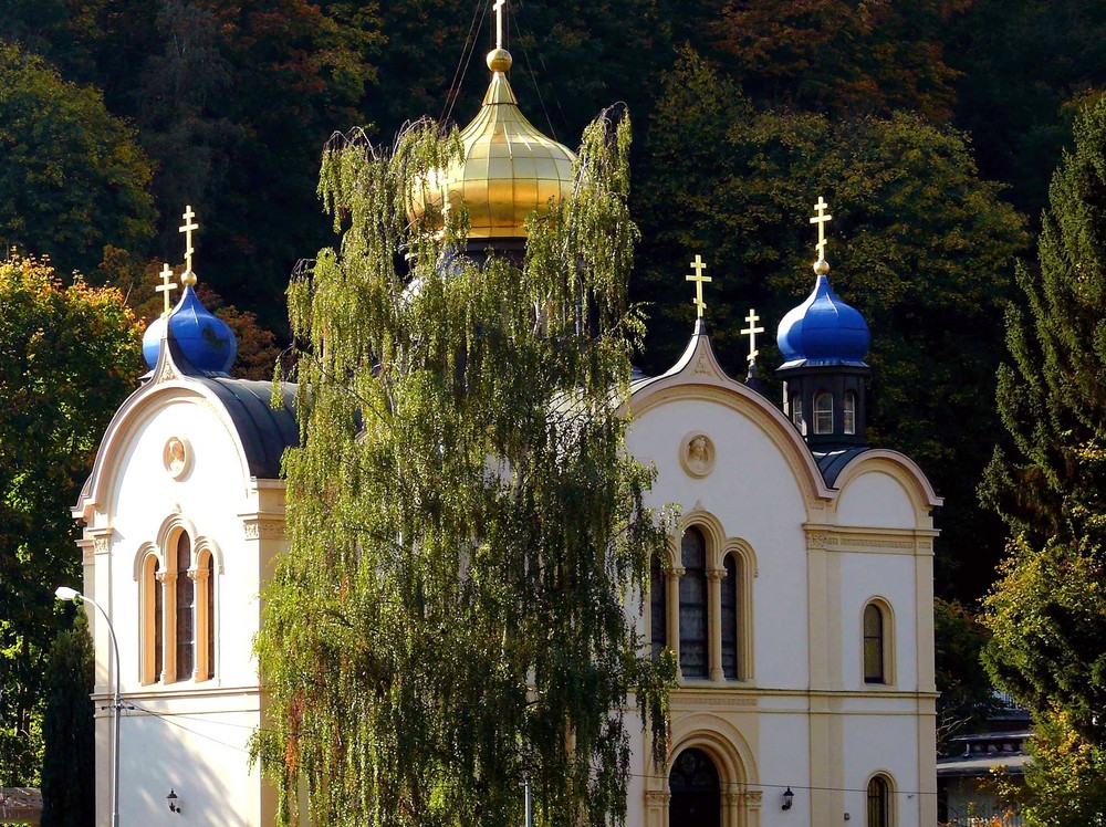 Die russisch orthodoxe Kirche der Hl.Alexandra in Bad Ems