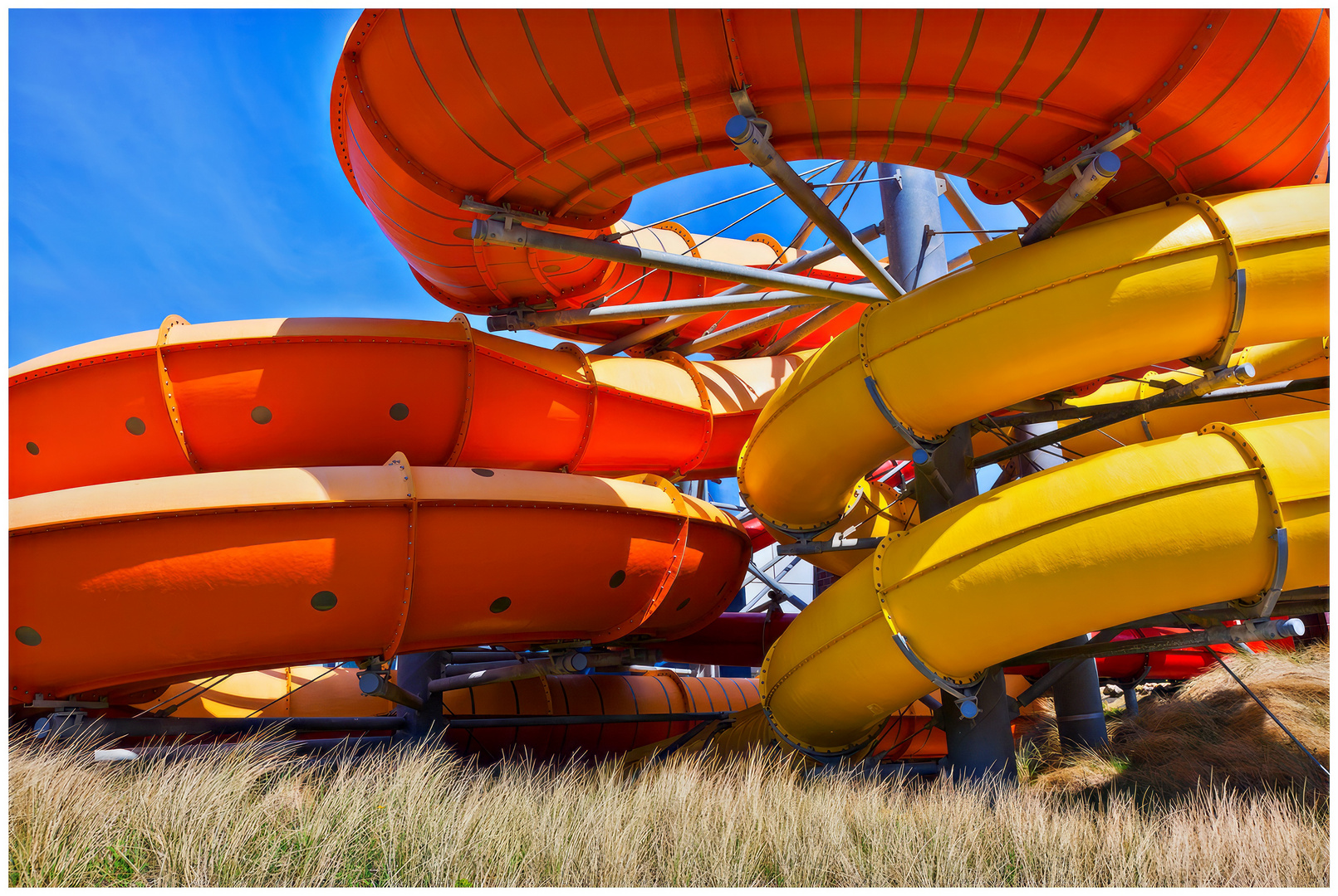 Die Rutschen im Schwimmbad in Westerland