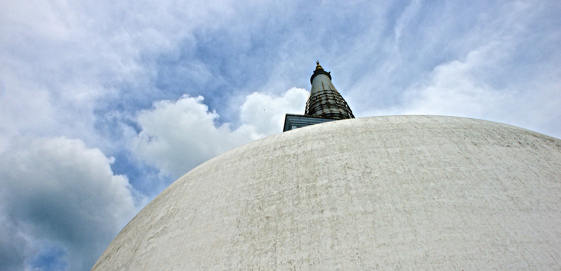 Die Ruvanvelisaya Dagoba in Anuradhapura