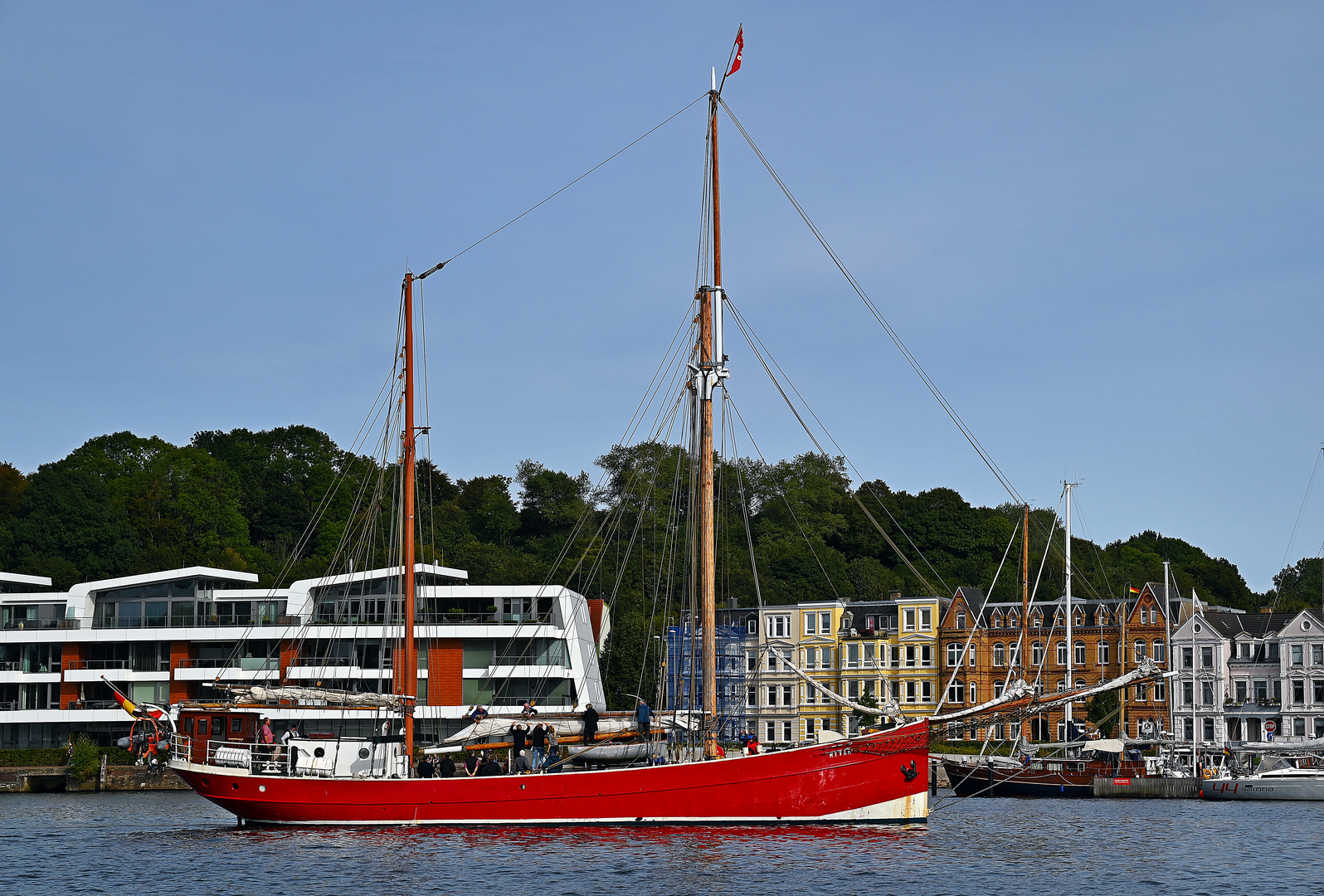 Die RYVAR im Flenburger Hafen