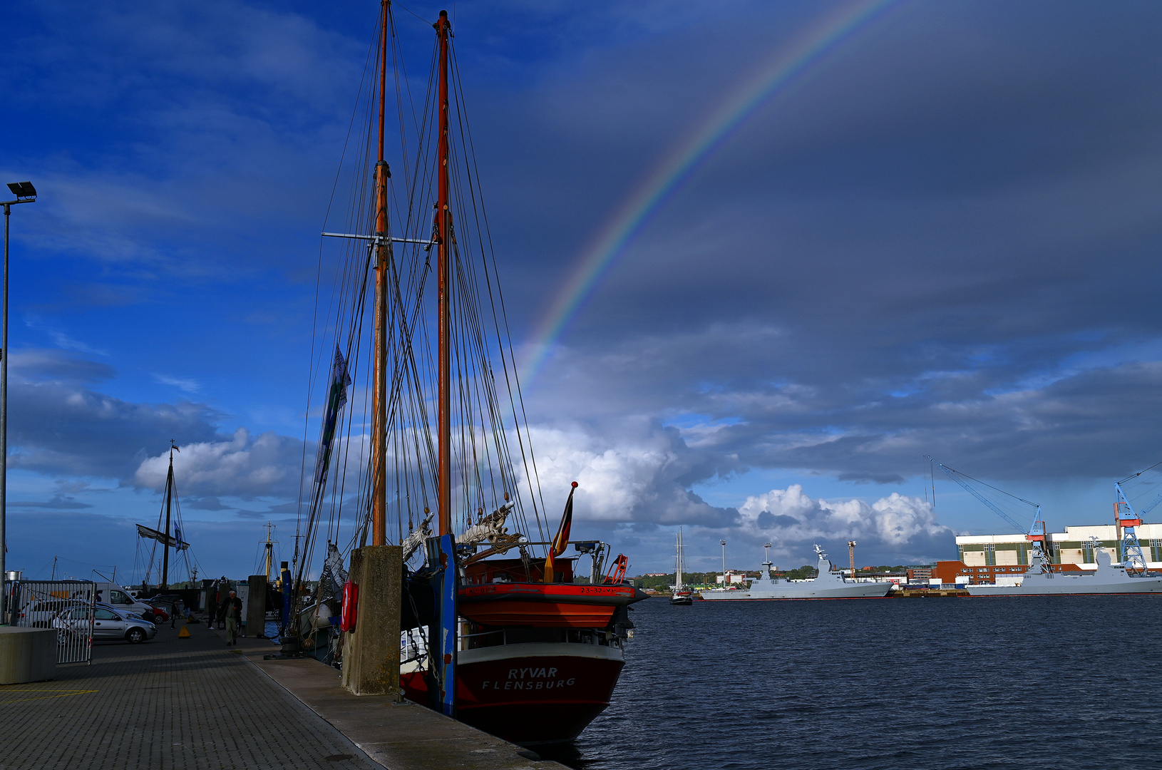 Die Ryvar im Kieler Hafen