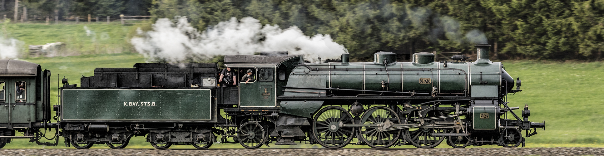 Die S 3/6 auf der Heimfahrt