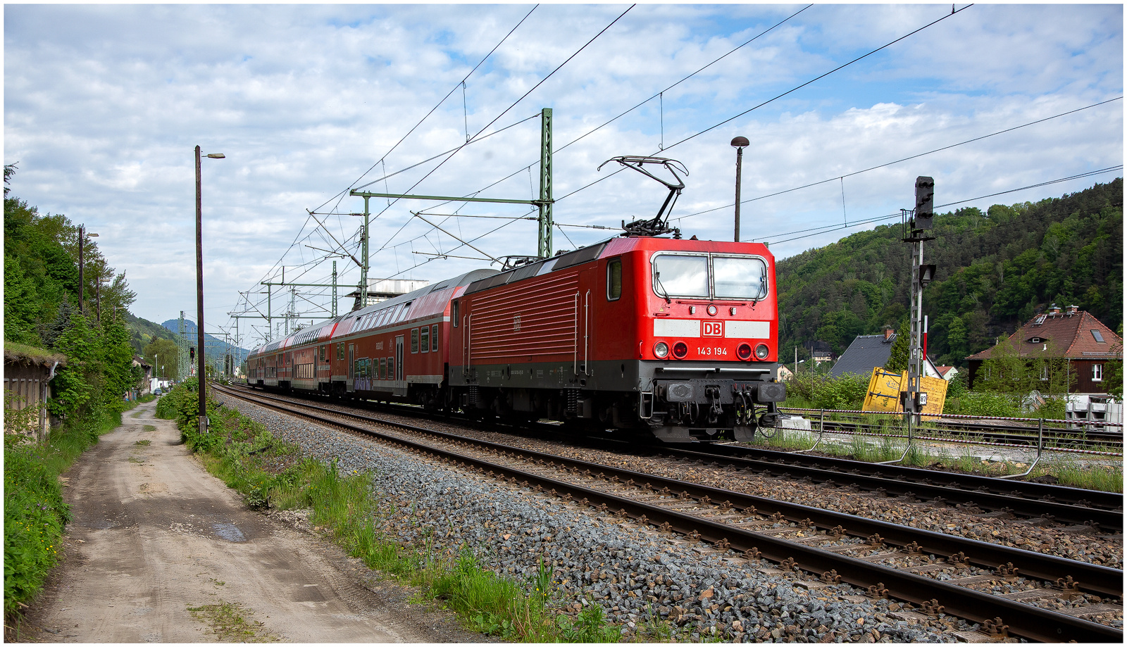 Die S-Bahn durch das Elbetal