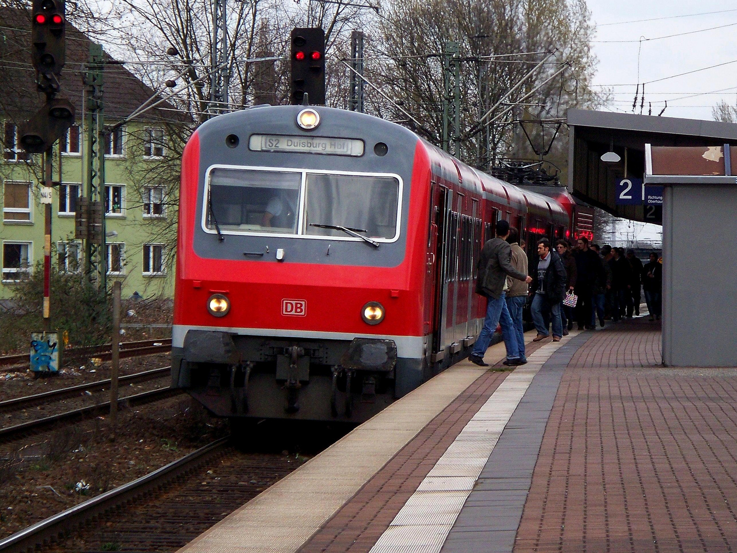 Die S2 in Altenessen