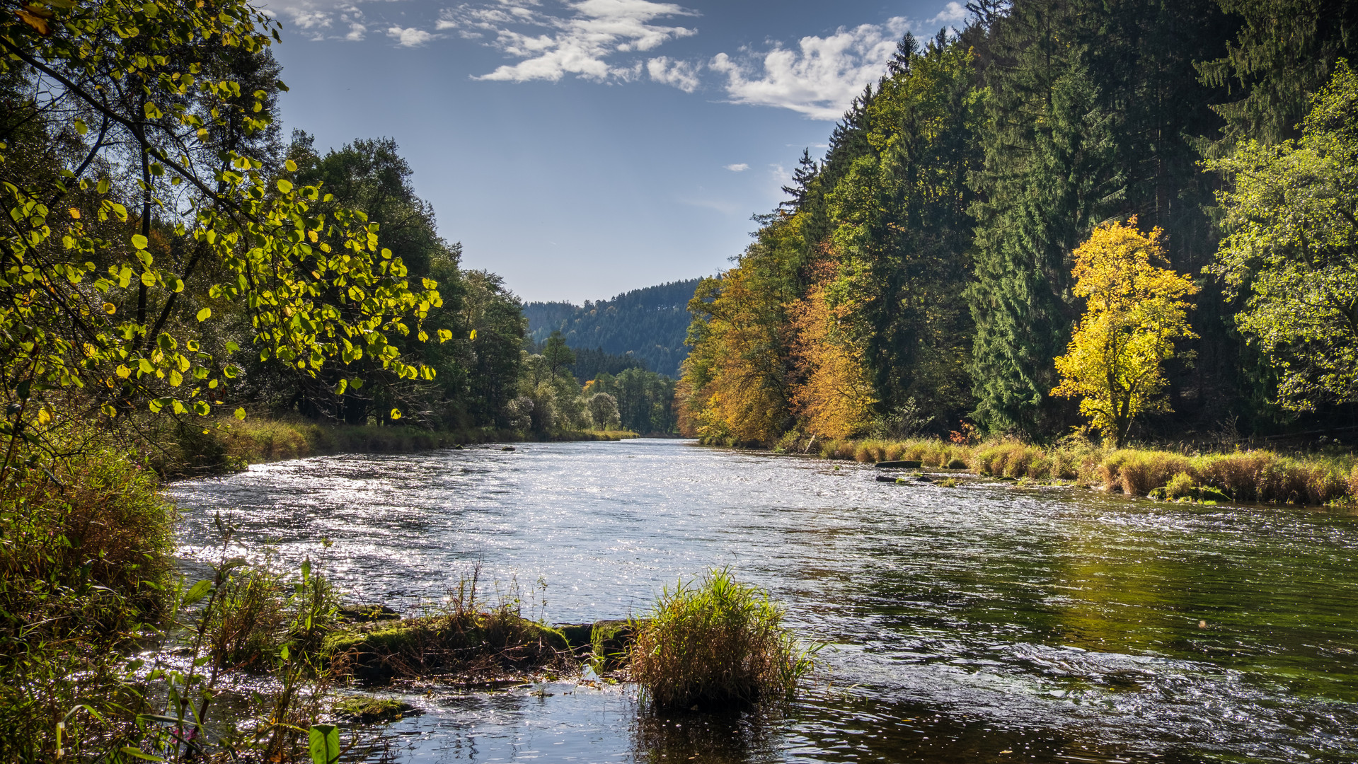 Die Saale Foto & Bild | landschaft, bach, fluss & see, flüsse und ...
