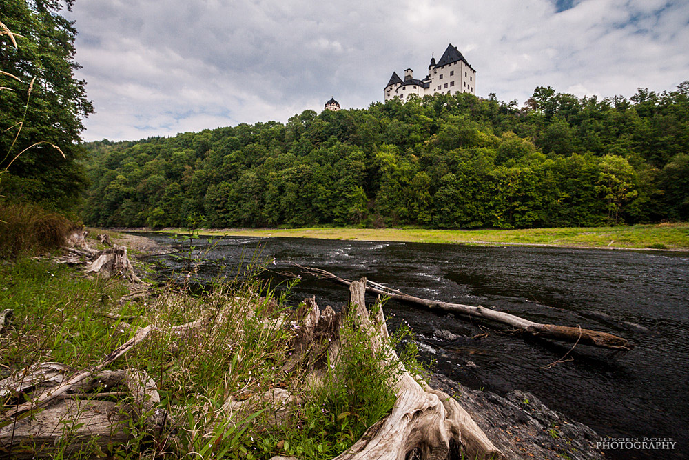 Die Saale bei Schloss Burgk