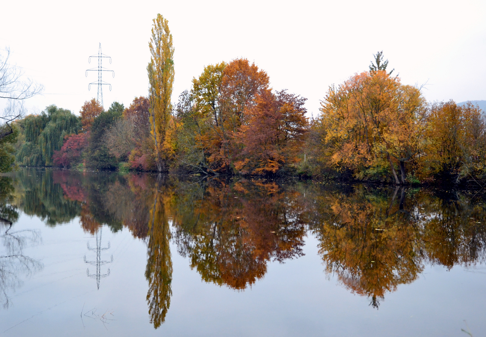 Die Saale im Herbst