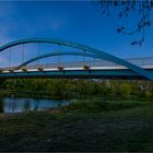 Die Saalebrücke in Nienburg