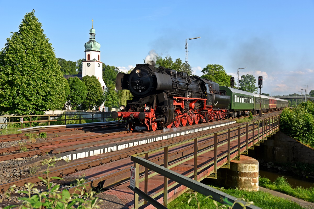 Die Saalebrücke in Oberkotzau