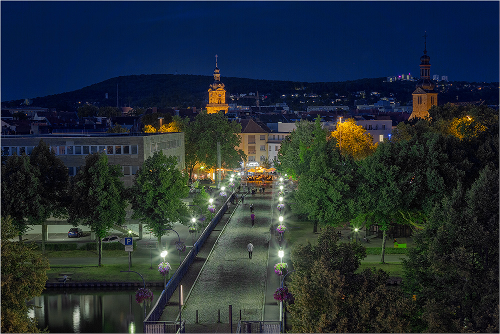 Die Saar - Brücke in Saarbrücken