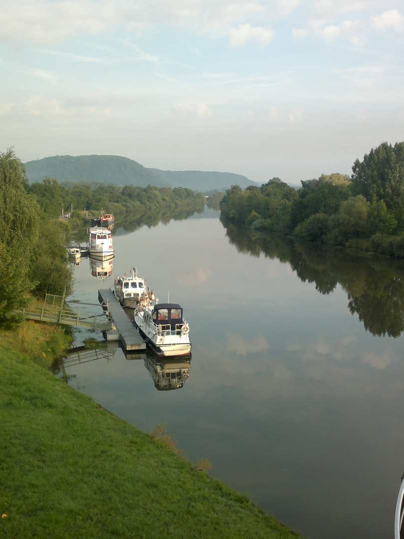 Die Saar in Saarlouis