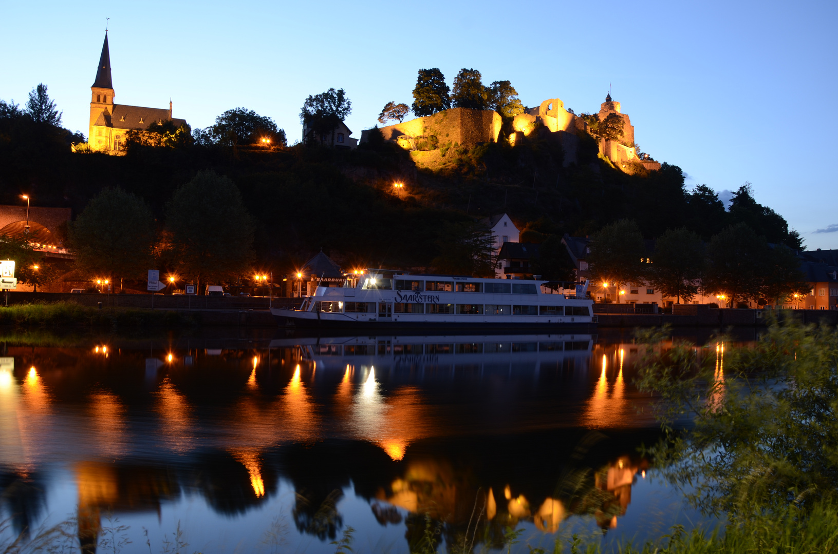 Die Saarburg in Saarburg (an der Saar)