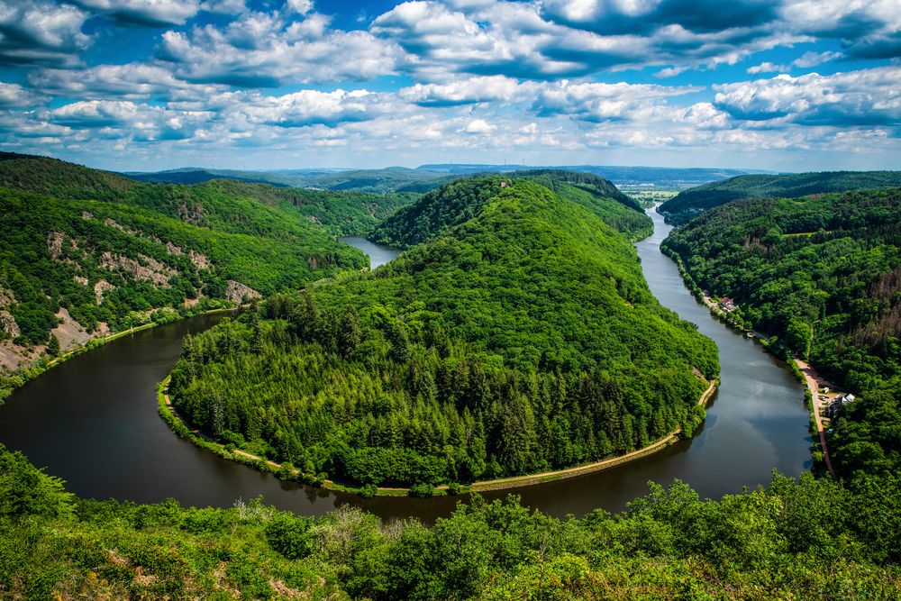 Die Saarschleife Foto & Bild | deutschland, europe, saarland Bilder auf