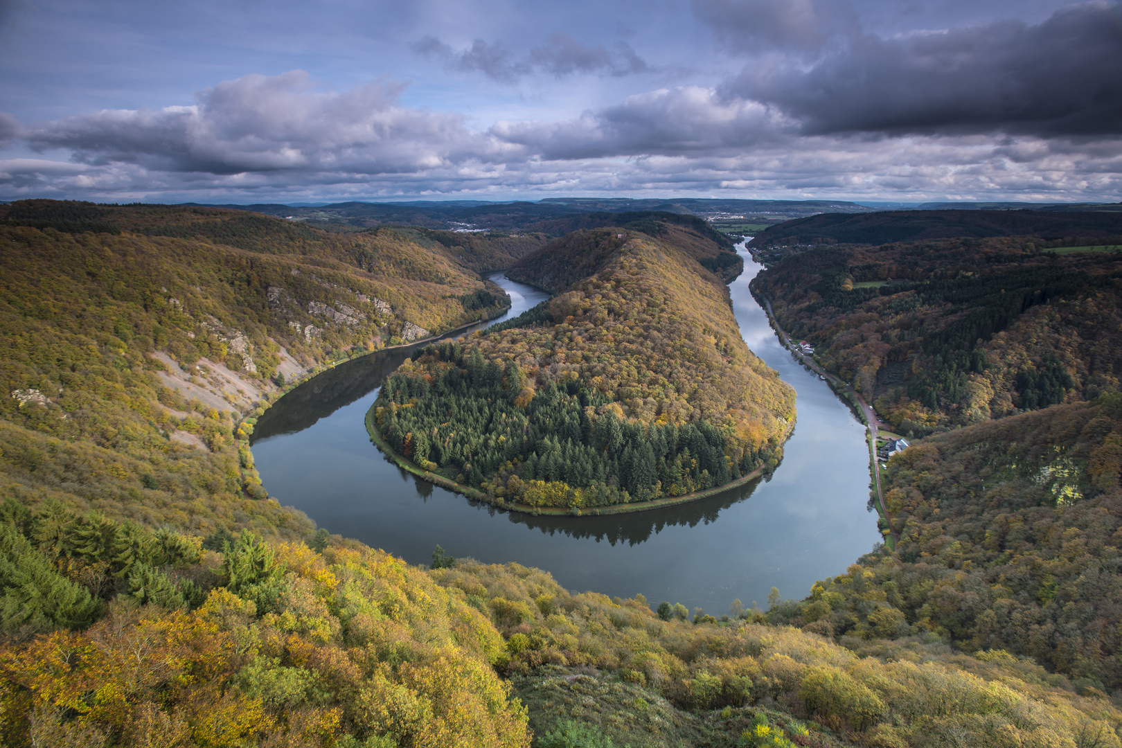 Die Saarschleife bei Mettlach