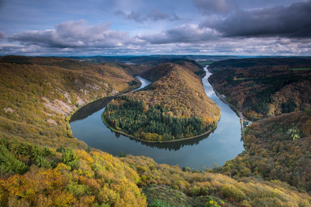 Die Saarschleife bei Mettlach