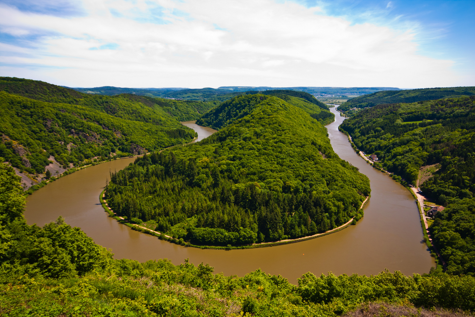 Die Saarschleife bei Mettlach