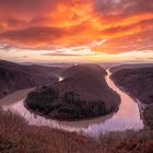 **DIE SAARSCHLEIFE BEI SONNENAUFGANG**