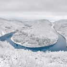 Die Saarschleife im Winter