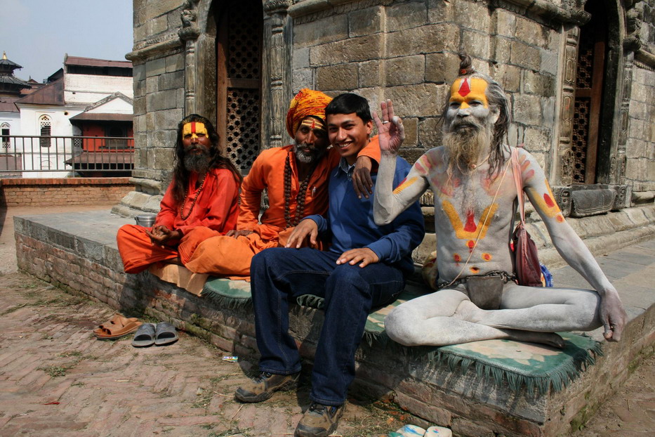 die Sadhus in Pashupatinath