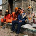 die Sadhus in Pashupatinath