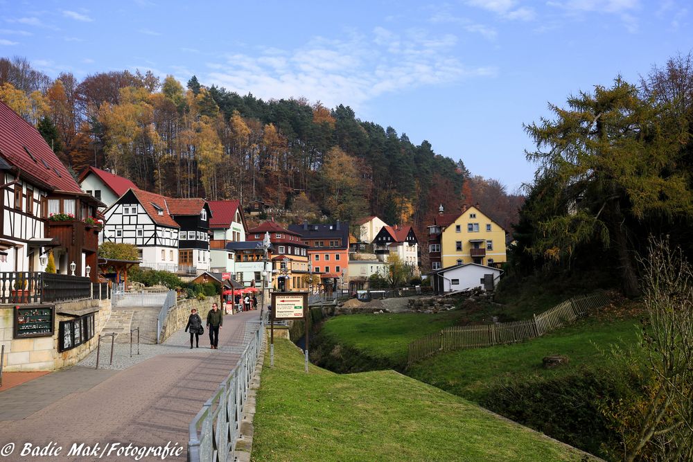 Die sächsische Schweiz im Herbst