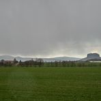 Die Sächsische Schweiz versteckt sich im Nebel