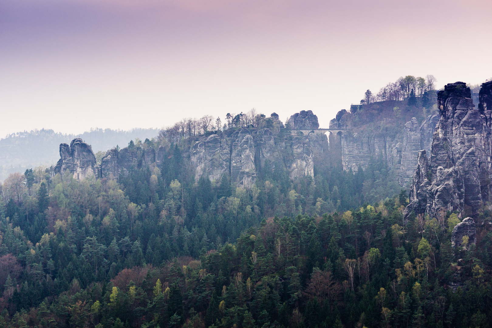 Die Sächsische Schweiz vom Storchennest