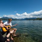 Die Sängerin am Vierwaldstättersee