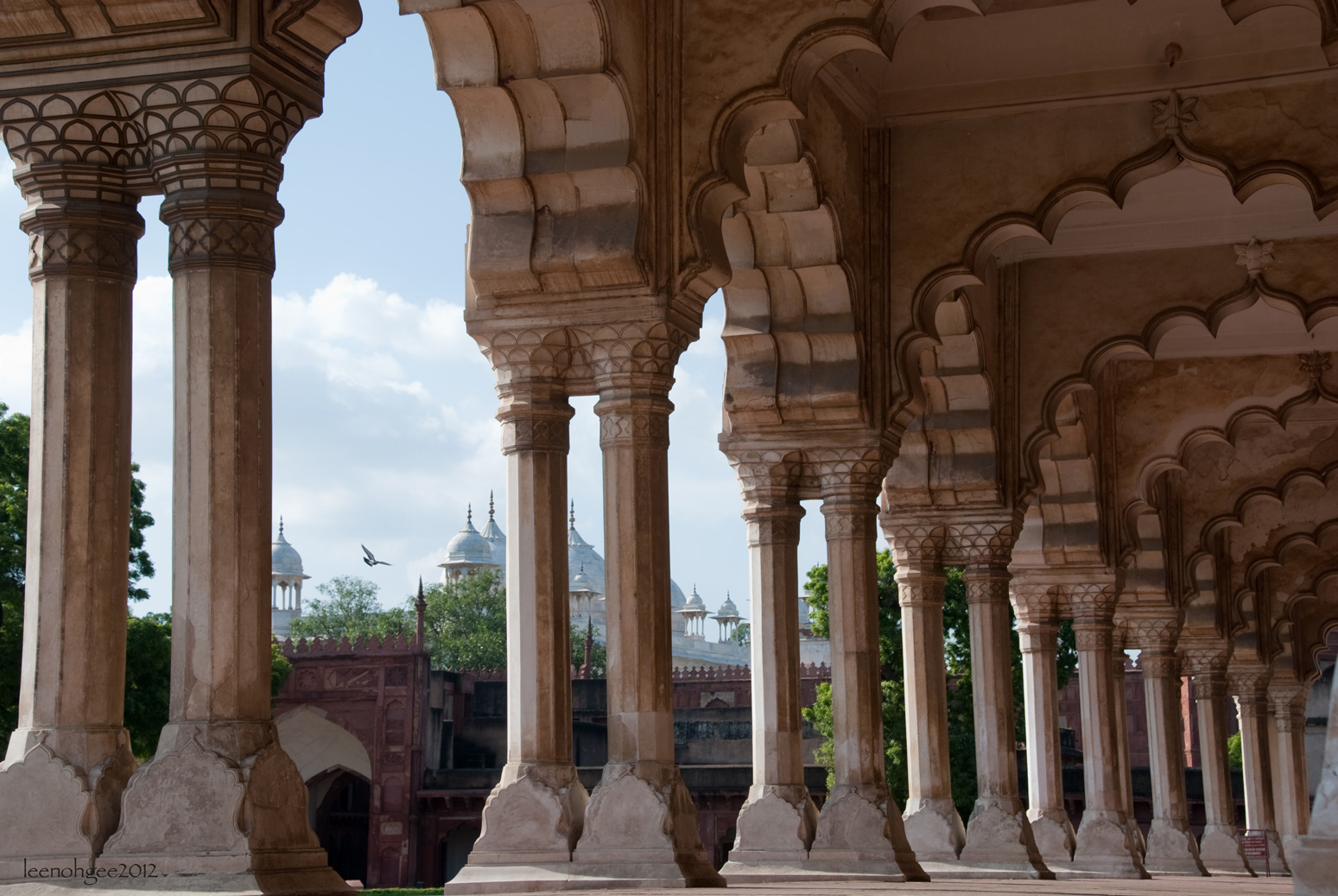 Die Säulen der Erde - Red Fort in Agra