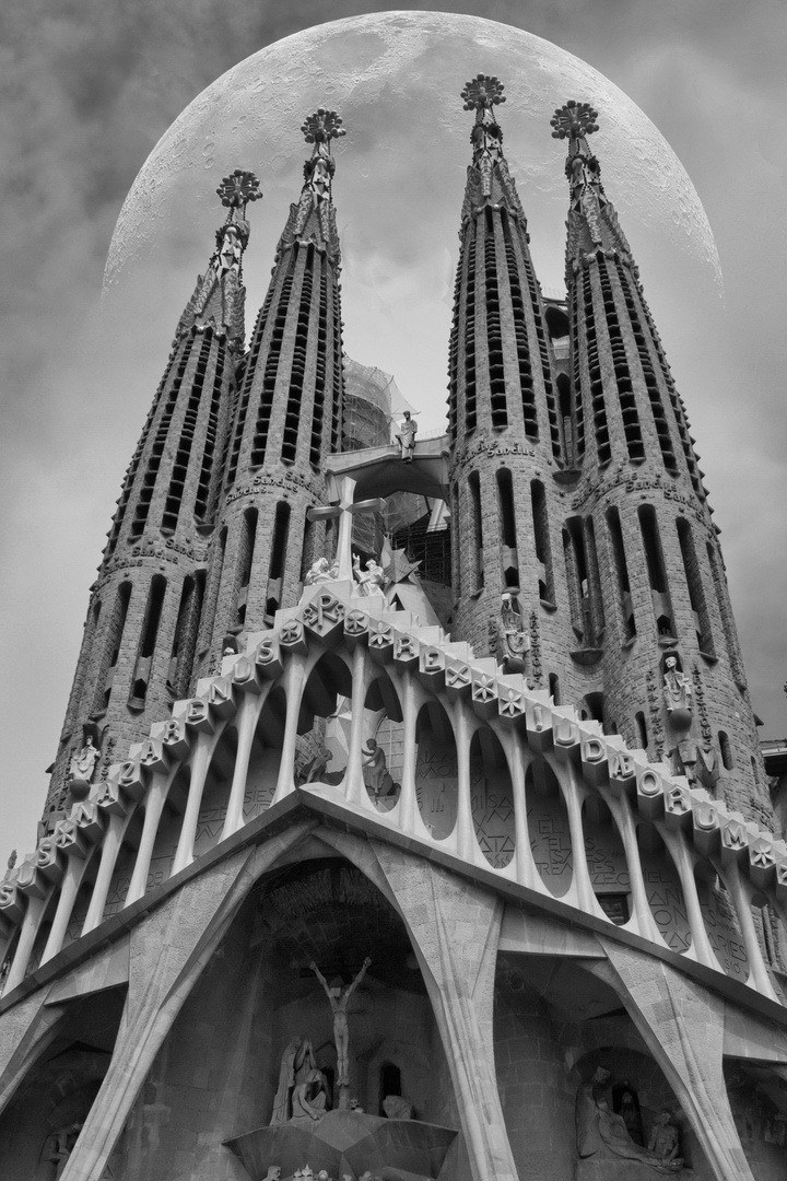 Die Sagrada Família Basilika von Antonio Gaudí