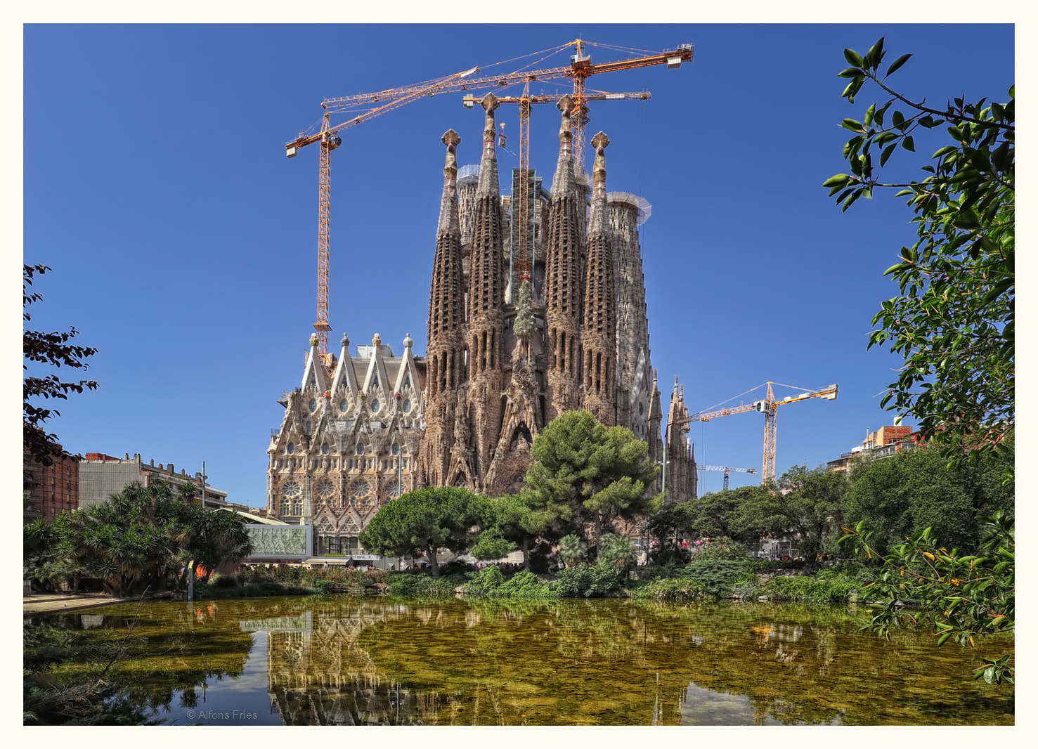 Die Sagrada Família, in Barcelona