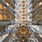 Die Sagrada Familia kopfüber